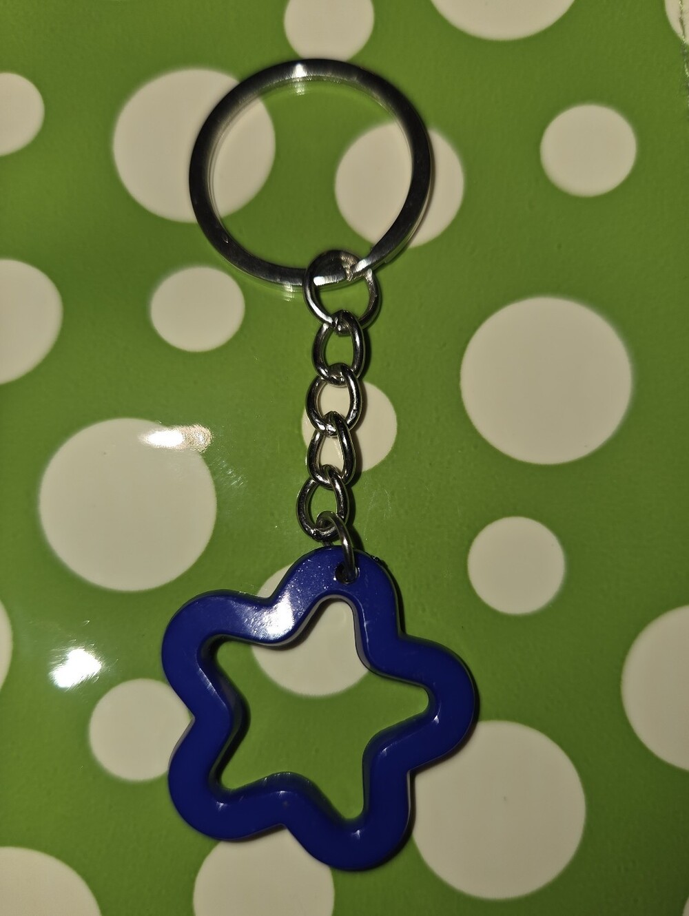 Blue Star Keychain